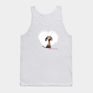 Love Is A Battlefield Dachshund Lived To Tell Tank Top
